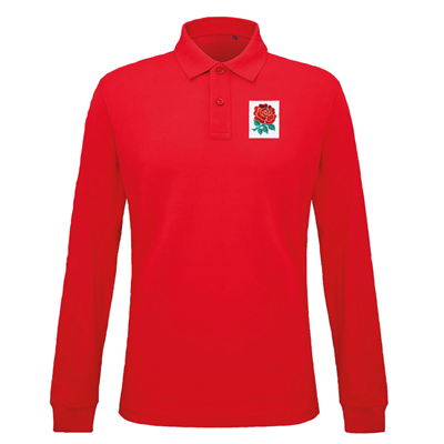 Rugby Vintage - Engeland Retro Rugby Shirt - Rood Top Merken Winkel